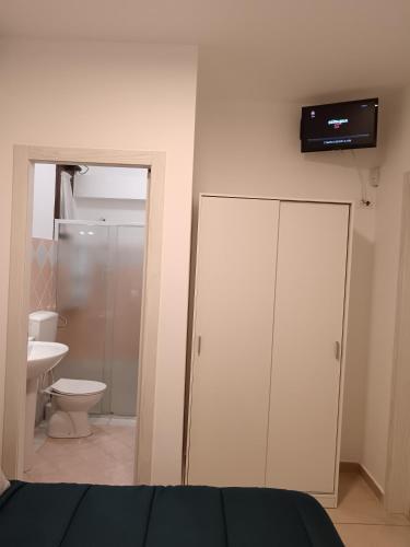 Koupelna v ubytování B&B Cesaranum