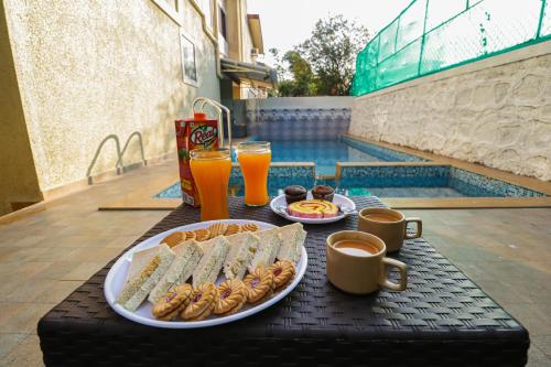 Jídlo v vily nebo okolí