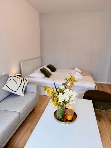 Cozy studio with sunny terrace