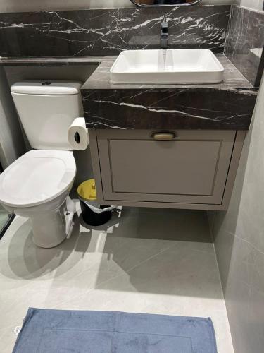 Koupelna v ubytování Studio-Apartamento de Alto Padrao