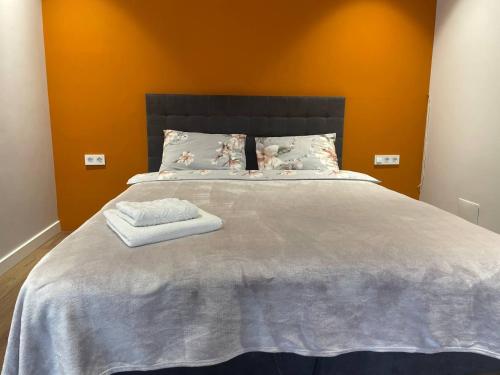 Postel nebo postele na pokoji v ubytování Apartament