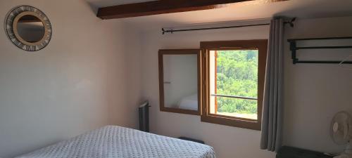 Katil atau katil-katil dalam bilik di Auberge de Baudinard sur Verdon