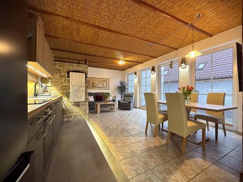 Kuchyň nebo kuchyňský kout v ubytování Ferienhaus Im Gässchen