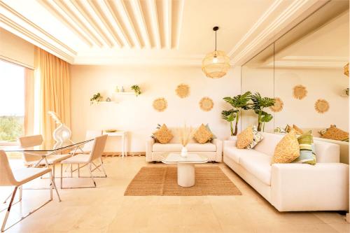 Zona de estar de Luxurious Apartment in Marrakech