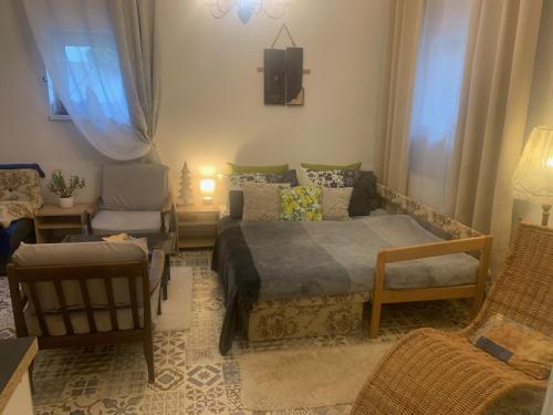 Samostatné FAMILY STUDIO v suteréne s terasou a záhradou