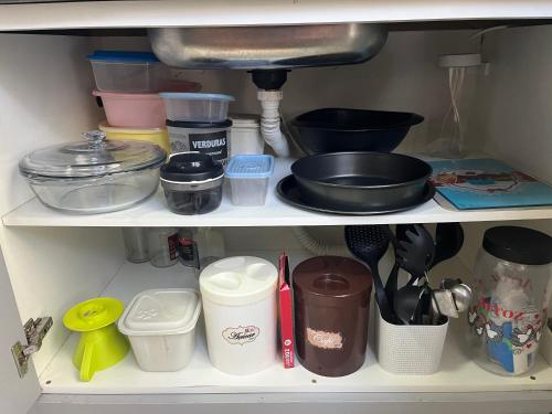 Dapur atau dapur kecil di Loft 107