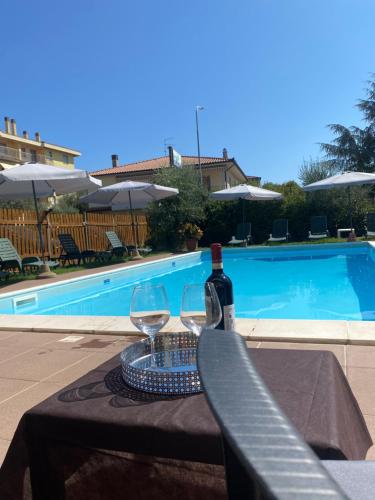 Πισίνα στο ή κοντά στο Hotel Belvedere