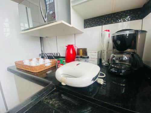 Dapur atau dapur kecil di Casa Com Piscina próximo ao Parque do Povo