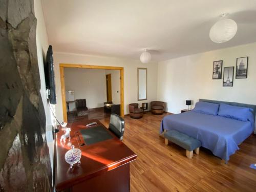 Posezení v ubytování Cabaña hostal