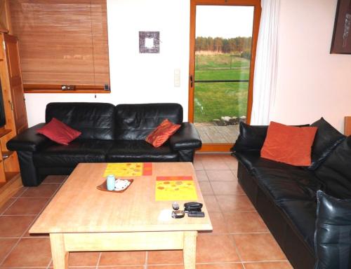 Χώρος καθιστικού στο Ferienhaus zwischen den Seen