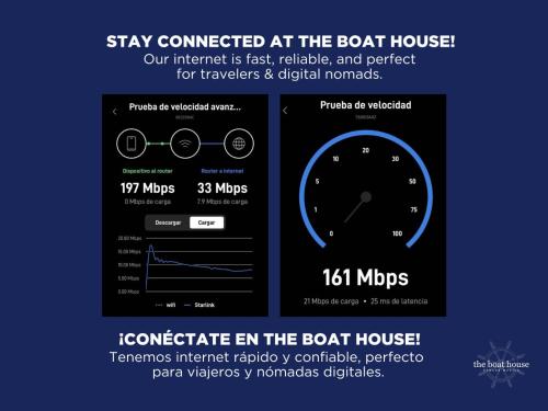 a screenshot of a boat house website with a clock at The Boat House Cancun in Cancún