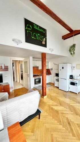 Η κουζίνα ή μικρή κουζίνα στο Miru Loft Prague