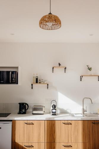Dapur atau dapur kecil di Le Nid du Clocher