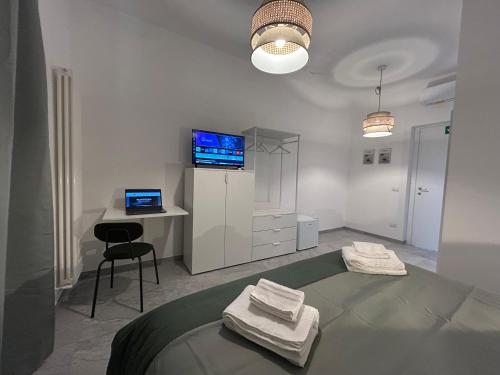 Postel nebo postele na pokoji v ubytování Flo Guest House