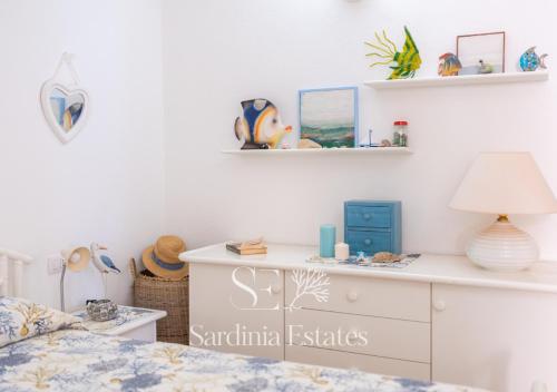 Katil atau katil-katil dalam bilik di Fronte Mare - Suite Mediterranea