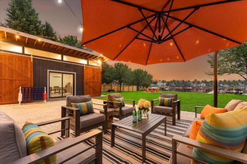 Posezení v ubytování Blue Haven