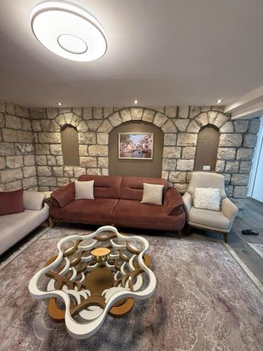 Ruang duduk di Dream apartment