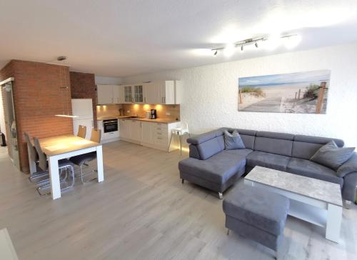Kuchyň nebo kuchyňský kout v ubytování Appartment 024 in Tossens