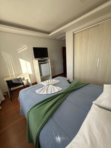 Hotel Pousada Getsemaniにあるベッド
