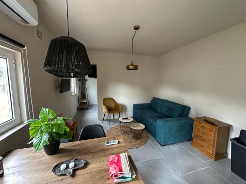 Χώρος καθιστικού στο Naturehome Avô