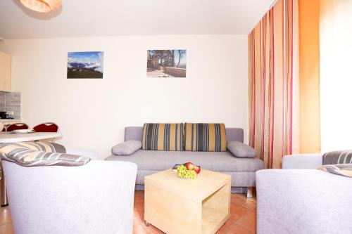Posezení v ubytování Hanseat II Whg 104