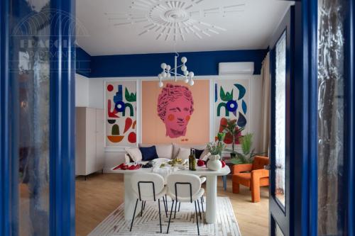 Colorful 2-bed, 100sqm apartment in the heart of Kazimierz