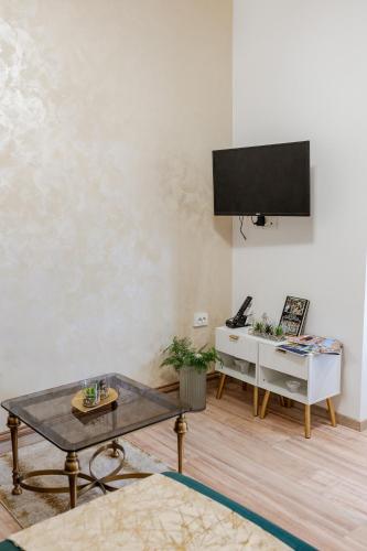 Μια τηλεόραση ή/και κέντρο ψυχαγωγίας στο Apartman Eden