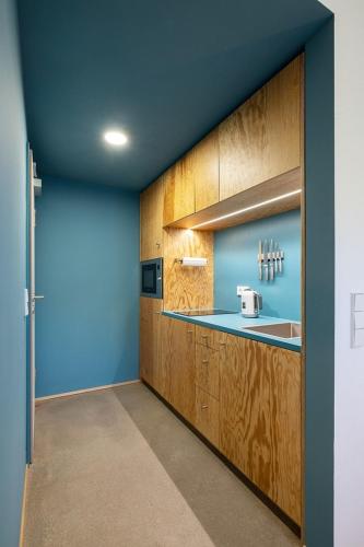 Dapur atau dapur kecil di Standard-Apartment 1899