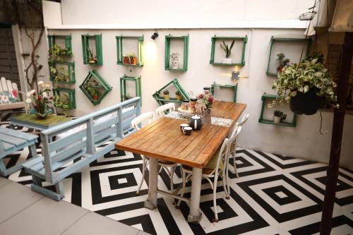 Χώρος καθιστικού στο The Bougainvillea Bed & Breakfast