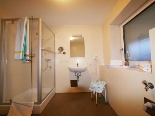 Ένα μπάνιο στο Ferienwohnung 3