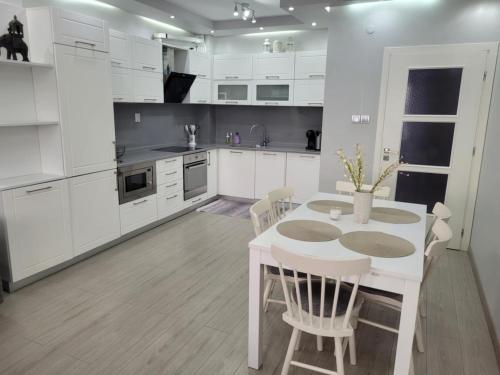 Kuchyň nebo kuchyňský kout v ubytování Guest Apart Arda