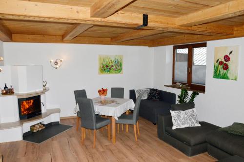 Posezení v ubytování HauserA Appartement