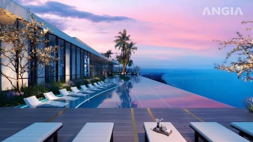 Landskap semula jadi dekat dengan apartmen