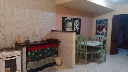 Køkken eller tekøkken på Falésias de Carapibus