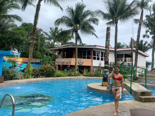 Bazén v ubytování Beach House - Appleton Liitle Paradise Beach Resort & Restaurant nebo v jeho okolí