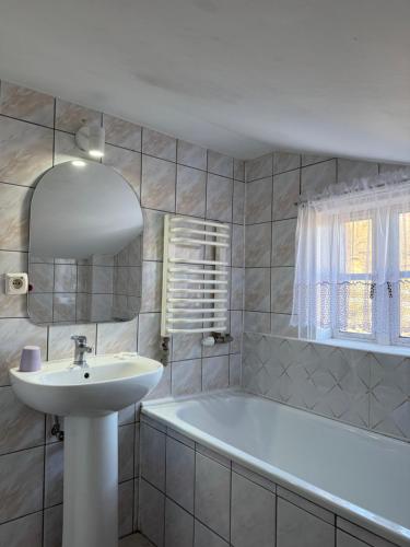 Kúpeľňa v ubytovaní Rancho Panderoza