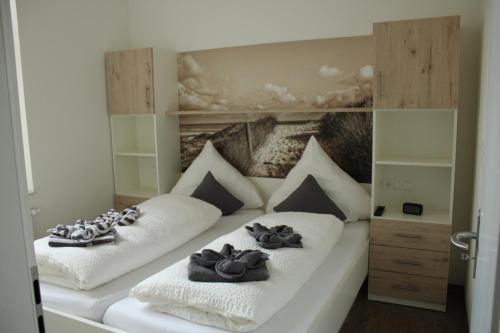 Postel nebo postele na pokoji v ubytování Wohnung6