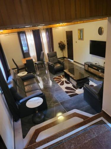 Et tv og/eller underholdning på Viamo Lodge Apartments