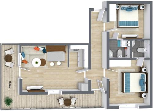 Κάτοψη του Apartment Panorama
