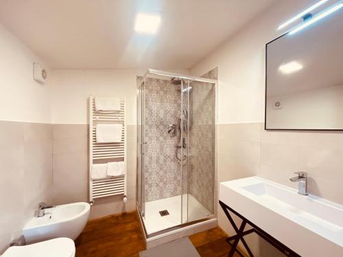 Koupelna v ubytování Residenza Cavour