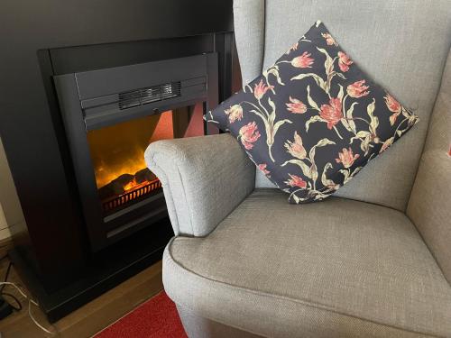 Posezení v ubytování Moin im Deichgraf