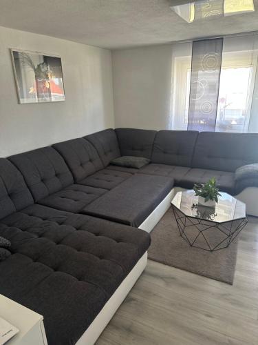 Un lugar para sentarse en Ferienwohnung Dadaa