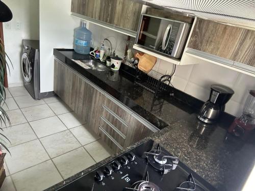 Küche/Küchenzeile in der Unterkunft Condomínio Marina Clube