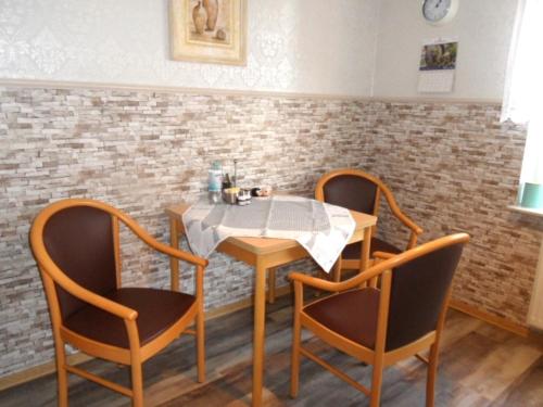 Χώρος καθιστικού στο Ferienwohnung Friedel