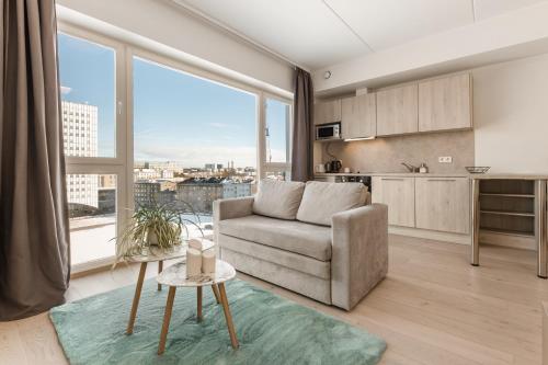 Η κουζίνα ή μικρή κουζίνα στο Modern Apartment with Great View