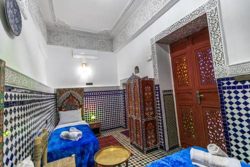 Koupelna v ubytování Dar Amazigh