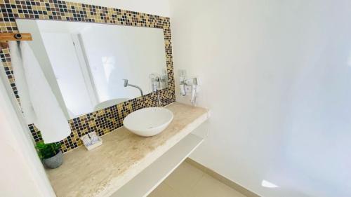 Ένα μπάνιο στο Villaggio Orizzonte