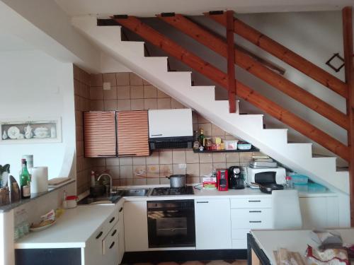 Η κουζίνα ή μικρή κουζίνα στο Casa Kite Pellaro