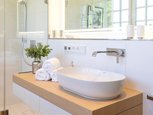 Koupelna v ubytování Ferienhaus "Wunderbar" Schwedengang 12