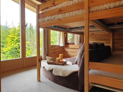 Χώρος καθιστικού στο Alm`Ferienhaus Gaisegg